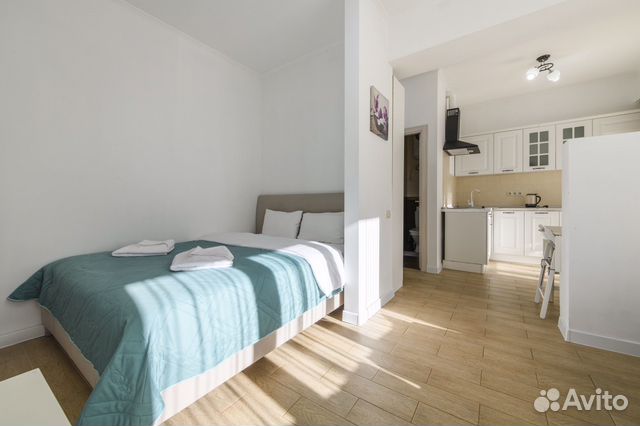 

Квартира-студия, 35 м², 2 кровати