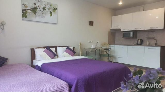 

Квартира-студия, 30 м², 2 кровати