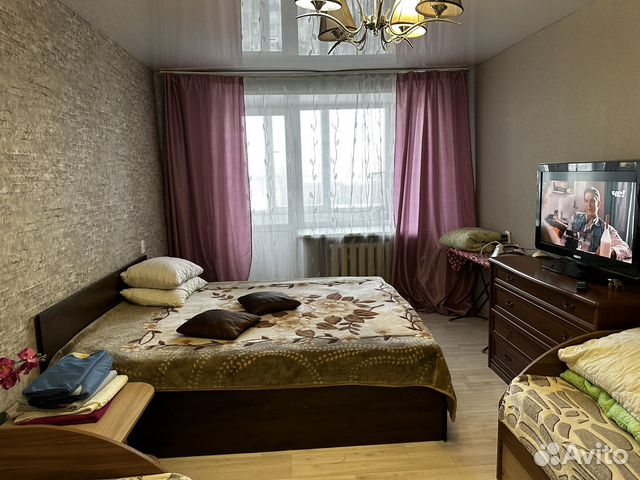 

1-к. квартира, 42 м², 3 кровати