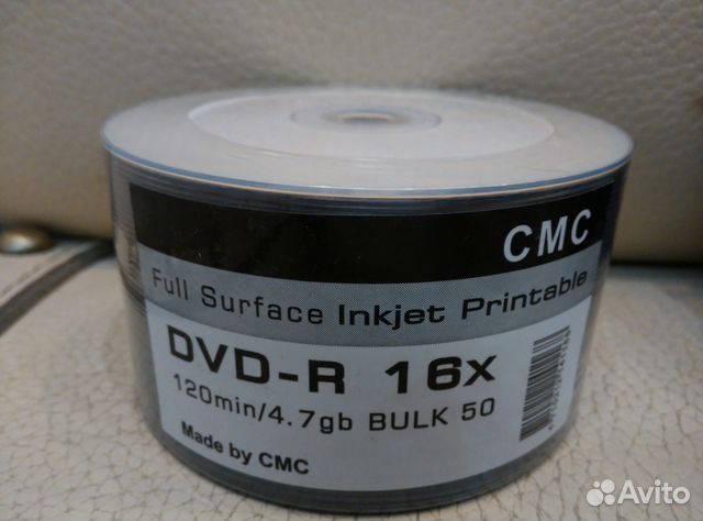 Банка 50шт болванок CMC DVD-R 4.7GB Банка 50шт болванок CMC DVD-R 4.7GB