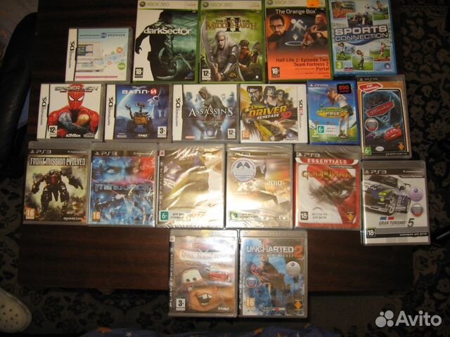 Игры NDS lite, WiiU, N3DS, PC, PS3, xBOX, PS4