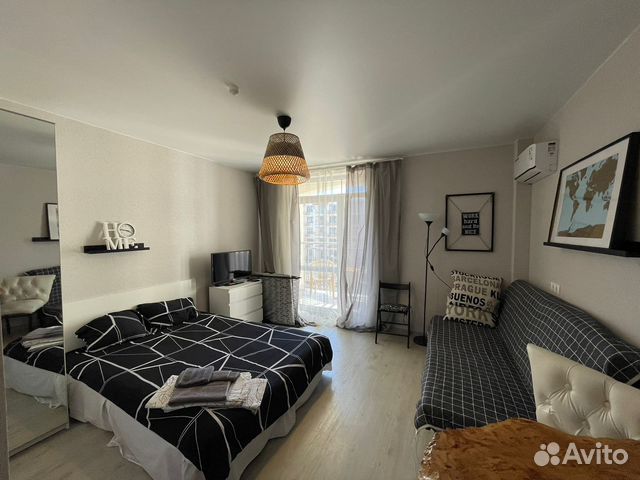 

Квартира-студия, 24 м², 2 кровати