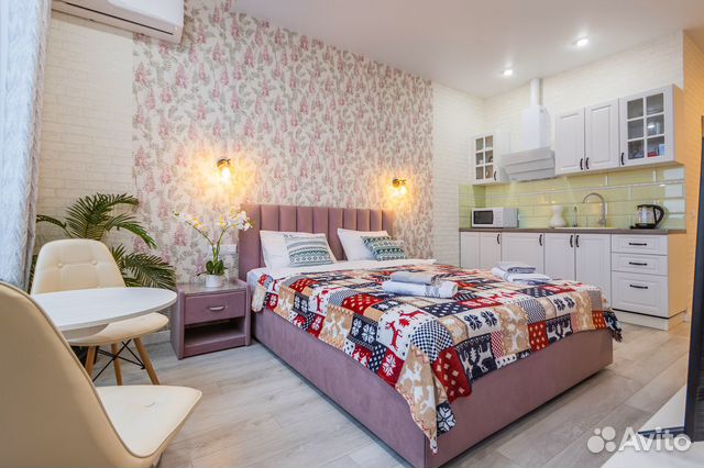 

Квартира-студия, 38 м², 2 кровати
