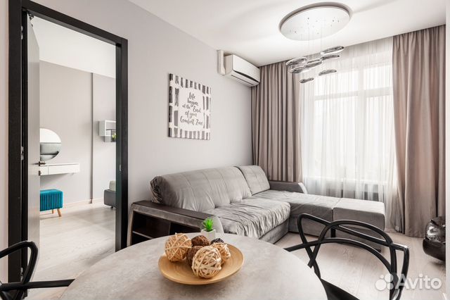 

1-к. квартира, 45 м², 2 кровати