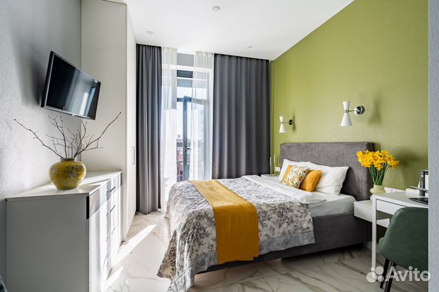 

Квартира-студия, 29 м², 1 кровать