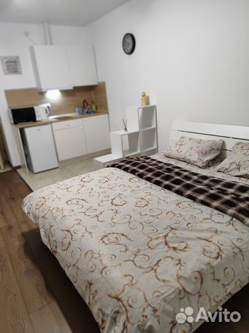 

Квартира-студия, 27 м², 2 кровати