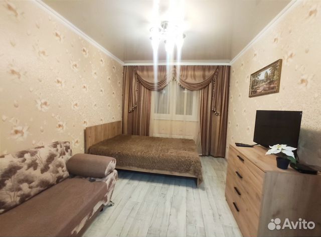 

1-к. квартира, 42 м², 2 кровати