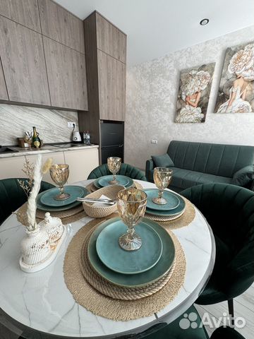 

Квартира-студия, 30 м², 2 кровати