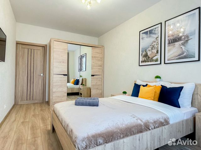 

1-к. квартира, 38 м², 2 кровати