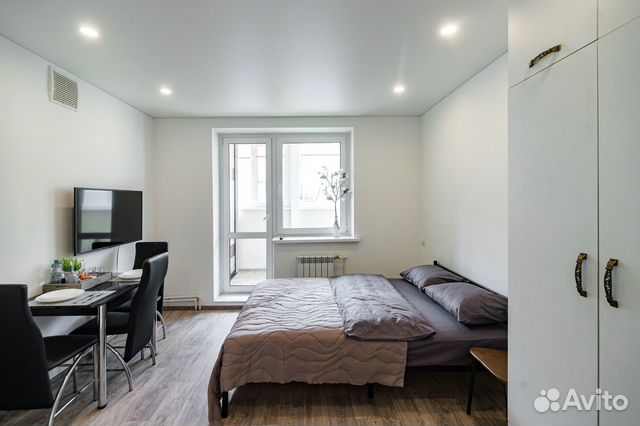 

Квартира-студия, 28 м², 2 кровати