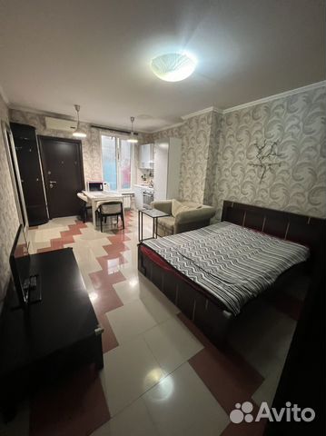 

Квартира-студия, 30 м², 2 кровати
