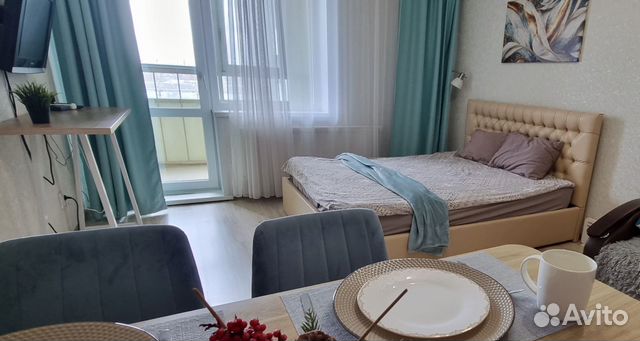 

Квартира-студия, 40 м², 2 кровати