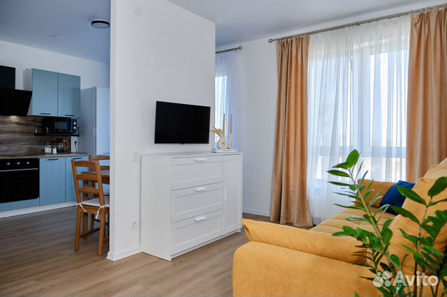 

Квартира-студия, 34 м², 2 кровати
