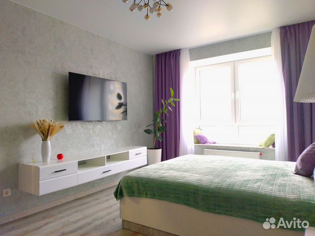 

1-к. квартира, 40 м², 2 кровати