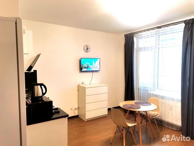 

Квартира-студия, 27 м², 2 кровати