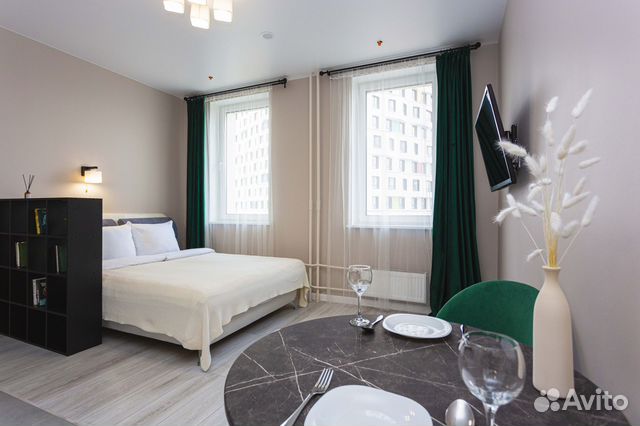 

Квартира-студия, 27 м², 1 кровать