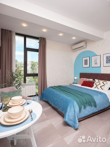 

Квартира-студия, 22 м², 1 кровать