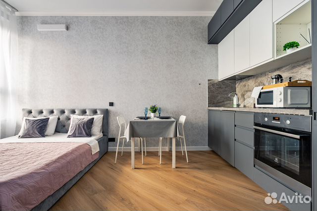 

Квартира-студия, 30 м², 2 кровати