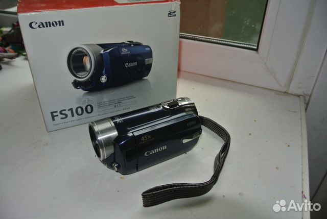 Видеокамера Canon FS100 звонить с 10 до 20ч Видеокамера Canon FS100 звонить с 10 до 20ч