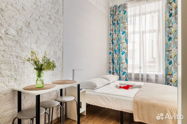 

Квартира-студия, 19 м², 2 кровати
