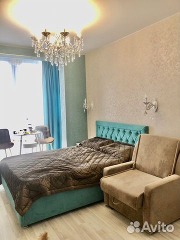 

Квартира-студия, 25 м², 2 кровати