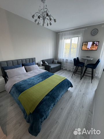 

Квартира-студия, 30 м², 1 кровать