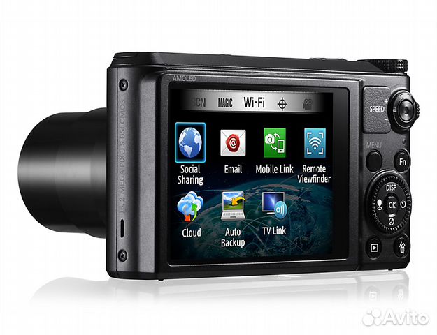 Цифровая фотокамера SAMSUNG WB850F с Wi-Fi, GPS