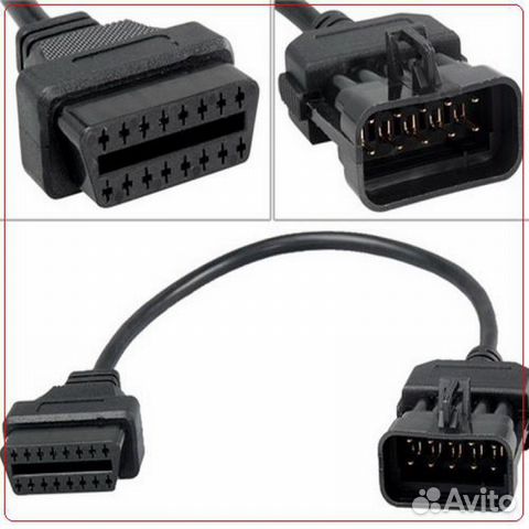Переходник Для Opel 10pin На OBD2 16pin