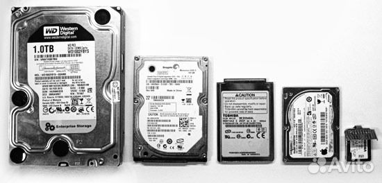 HDD от 80GB до 2TB