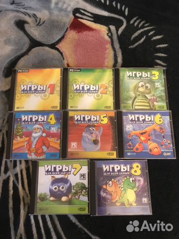 Игры для всей семьи (8CD, лицензия)