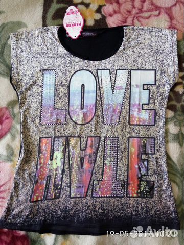Новые футболки р.42-44 (Love) Новые футболки р.42-44 (Love)