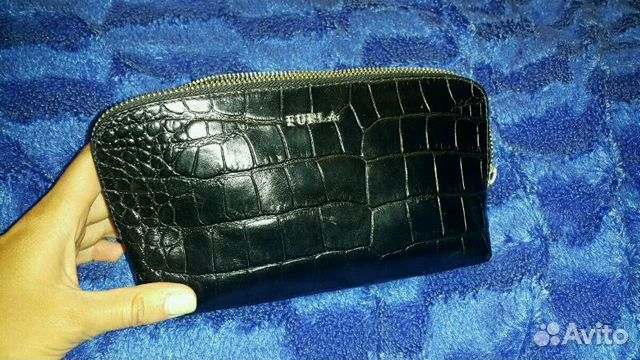Косметичка furla genuine leather croco Косметичка furla genuine leather croco