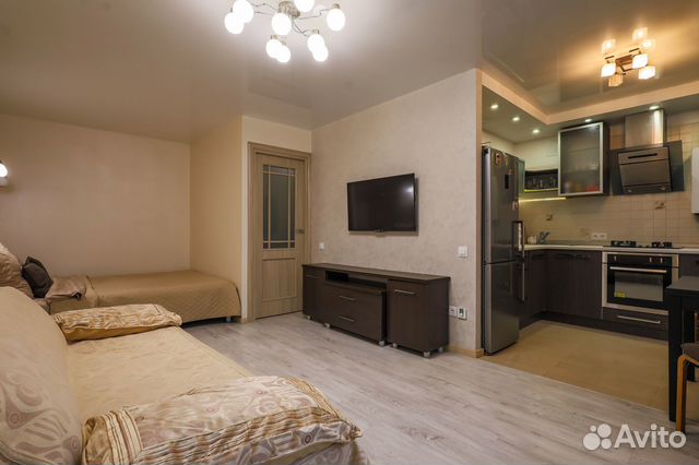 

Квартира-студия, 40 м², 2 кровати