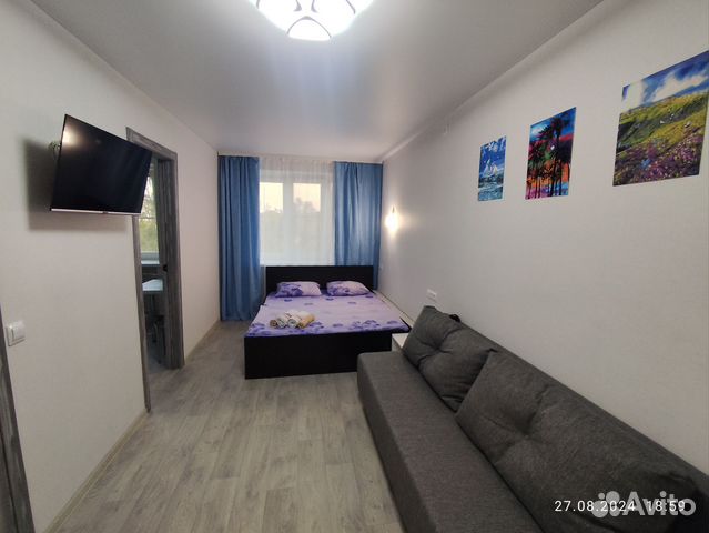 

1-к. квартира, 25 м², 2 кровати