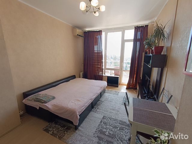 

Квартира-студия, 28 м², 2 кровати