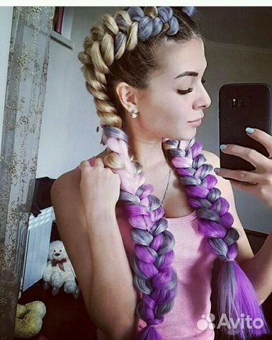 Косы с канекалоном
