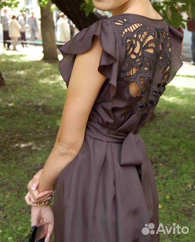 Шелковое платье черное S/XS Шелковое платье черное S/XS