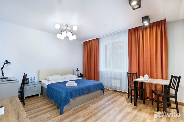 

Квартира-студия в апарт-отеле, 34 м², 1 кровать