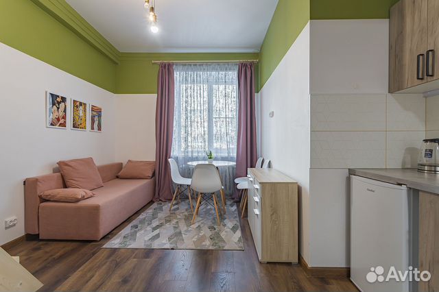 

Квартира-студия, 30 м², 2 кровати