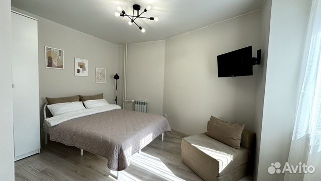 

Квартира-студия, 25 м², 2 кровати