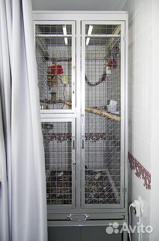 Большая клетка - вольер для попугая какаду, ара купить на Зозу.ру - фотография № 3