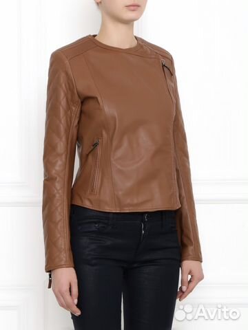 Etro, оригинал, Италия, кожаная куртка-косуха Etro, оригинал, Италия, кожаная куртка-косуха