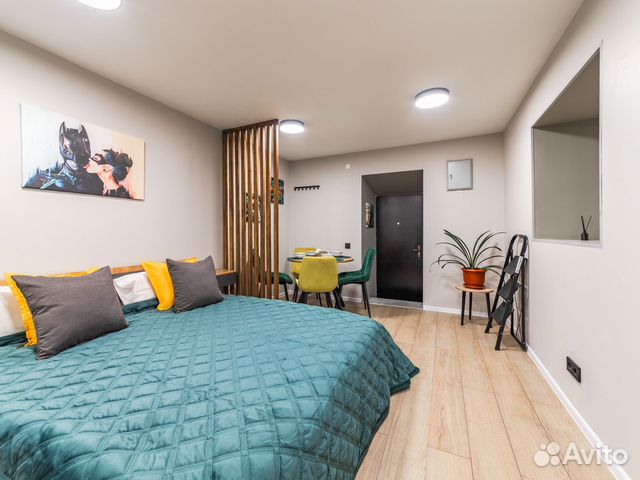 

Квартира-студия, 35 м², 2 кровати