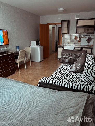 

Квартира-студия, 29 м², 2 кровати