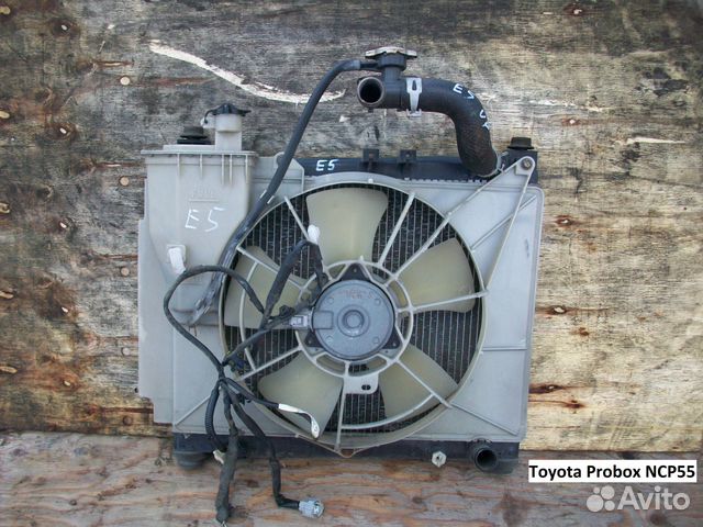 Радиатор на Toyota Probox (Тойота Пробокс) NCP55