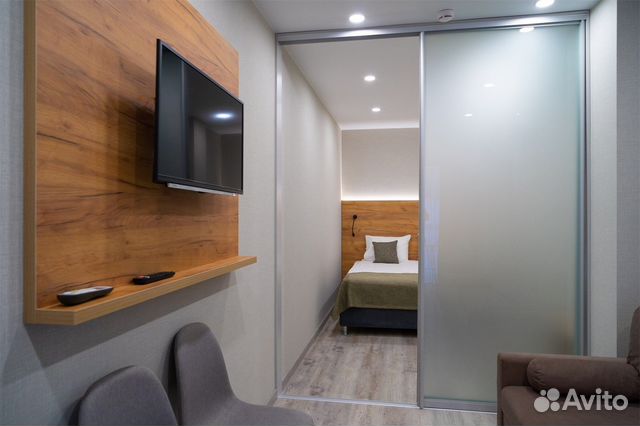 

1-к. квартира в апарт-отеле, 40 м², 2 кровати