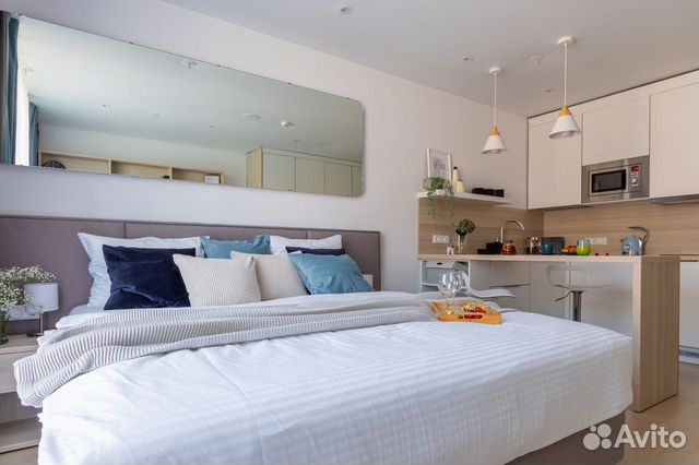 

Квартира-студия, 27 м², 1 кровать