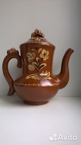 Кофейный сервиз глиняный, СССР