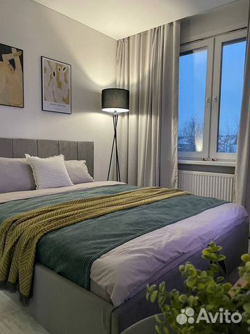 

1-к. квартира, 37 м², 2 кровати