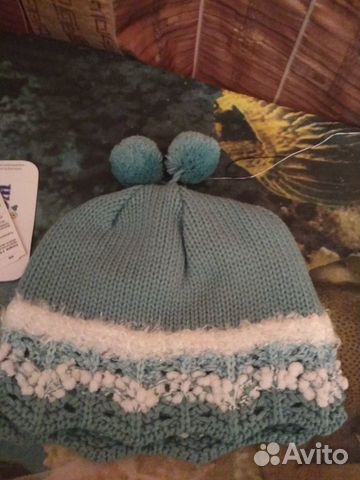 Новый комплект Шапочка и шарфик фирма wojcik